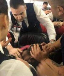 راكب يثير الفوضي والارتباك على طائرة تركية