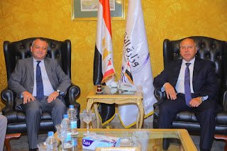 وزير النقل يبحث مع سفير النمسا بالقاهرة ووفد شركة بلاسر النمساوية  الجدول الزمني الخاص...