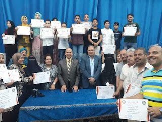 تعليم الفيوم 8 طلاب حصدوا المركز الثاني على مستوي الجمهورية فى مسابقة الإلقاء.
