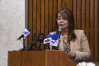 غادة والي تشهد افتتاح المؤتمر السنوي للمركز تحت عنوان “السكان وتحديات التنمية المستدامة”
