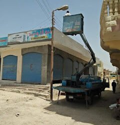 حمله تمهيد الطريق وازالات الاشغالات وانار الشوارع  اطسا الفيوم