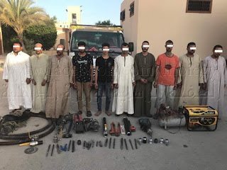 ضبط عناصر تشكيل عصابى تخصصوا فى سرقة المواد البترولية من خطوط الأنابيب.. إستولوا على حوالى...