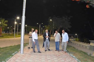 تمهيداً لافتتاحه مطلع الشهر القادم  محافظ المنيا يتابع اعمال تطوير المرحلة الاولى لكورنيش النيل