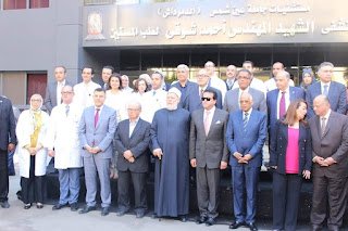 رئيس مجلس النواب ووزيرا التعليم العالى والتضامن الاجتماعى يفتتحون مستشفى الأطفال الجديد، والمسنين التابعتان لمستشفيات...