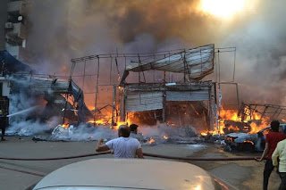 عاجل : حريق هائل فى فيصل بالجيزة دون إصابات  ‌