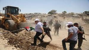 قوات الاحتلال تهدم منزل فى اريحا