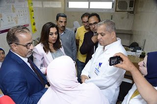 فى إطار المبادرة الرئاسية لدعم صحة المرأة المصرية ” ١٠٠ مليون صحة”….