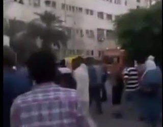 حريق هائل بمستشفى الشاطبي للولادة بالإسكندرية