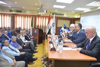 رئيس أكاديمية البحث العلمي والسفير الإيطالي يفتتحا   المدرسة التدريبية المصرية- الايطالية