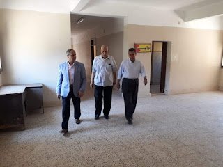 عبدالله يتابع امتحانات الدور الثاني بمدرسة التجارة بنات بغرب الفيوم