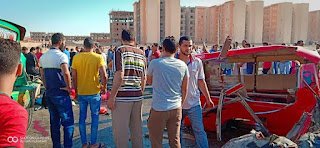 شهداء لقمة العيش  انقلاب سيارة  صندوق محملة بالركاب ووفاه جميع ركابها