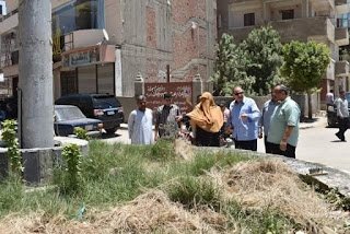 محافظ الفيوم يتفقد أعمال التطوير والتجميل بميدان مدخل دار الرماد الغربي