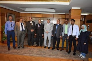 رئيس جامعة الفيوم يستقبل وفد جامعة تعز اليمنية