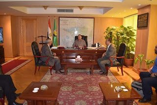 محافظ الفيوم بحث سبل رفع كفاءة المجازر الآليه ومكامير الفحم