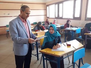 عبدالله يتابع امتحانات الدور الثاني بالفيوم