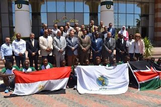 محافظ الفيوم يستقبل وفد الاتحاد الأفريقي للتايكوندو ويشهد افتتاح البطولة الودية بنادي قارون