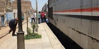 الأدخنة توقف حركة القطارات ساعة في سوهاج