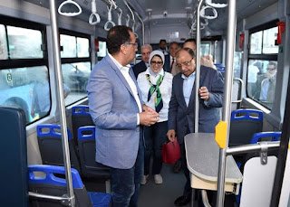 مدبولي يُدشن تشغيل 15 أتوبيسا كهربائيا بالإسكندرية