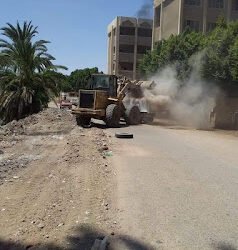 رفع 60 طن مخلفات في حملة نظافة بقرى المنشأة بسوهاج