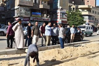محافظ الفيوم يتفقد الأعمال الإنشائية بميدان الشيخ سالم