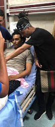 نقل أورتيجا للمستشفى لإصابة قدمه اليسرى