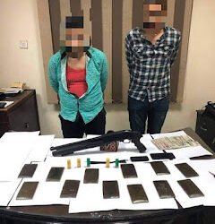ضبط عاطلين بحوزتهما 12 فرش حشيش وسلاح ناري بطنطا