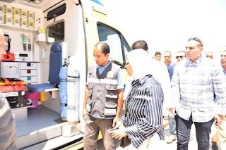 وزيرة الصحة تتفقد نقطة إسعاف الغزالة بمحافظة مطروح