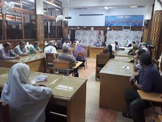 وكيل تعليم الفيوم يجتمع بأعضاء لجنة مسابقة الوظائف القيادية