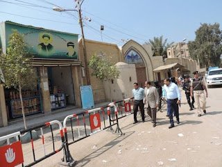 مدير أمن الفيوم يتفقد الخدمات الأمنية بدير الأنبا إبرام