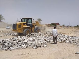 حملات إزالة للتعديات على أراضي أملاك الدولة بالفيوم