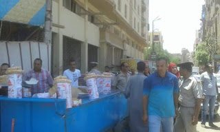 حملة مرافق مكبرة لرفع الإشغالات بمنطقة العارف بسوهاج.. (صور)