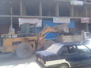 استمرار حملات رفع الإشغالات لضبط الشارع بسوهاج