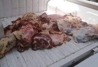 ضبط لحوم مذبوحة خارج المجازر ودقيق بلدي قبل تهريبه للسوق السوداء بالفيوم