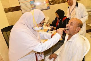 عيادات البعثة الطبية للحج تستقبل 43 ألفا و214 حاجا مصريا