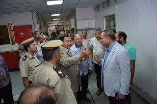 مدير أمن سوهاج في زيارة مفاجئة للمستشفى الجامعي (صور)