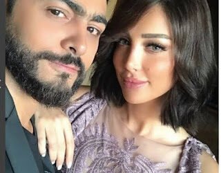 زوجة تامر حسني تحتفل بعيد ميلاده ال42 بالساحل الشمالي