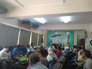 رئيس مياه الفيوم يعقد اجتماعا لبحث مشاكل المواطنين