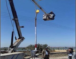 بالصور.. مشروعات خدمية وتنموية بأخميم ب74 مليون جنيه