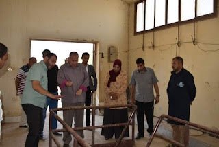 محافظ الفيوم يتفقد مركز خدمة المستثمرين ومحطة المعالجة بكوم أوشيم
