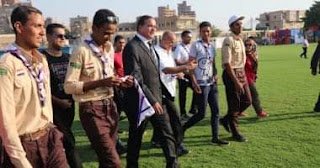 رئيس جامعة سوهاج يشارك الطلاب فعاليات الدورة الكشفية بعين شمس