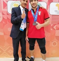 فوز أحمد عادل بميداليتين فضيتين بدورة الألعاب الأفريقية بالمغرب