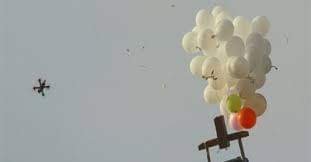 غزة تستخدم بالونات مفخخة