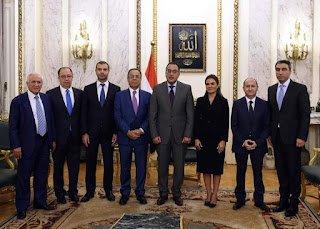 رئيس الوزراء يلتقى وزيرى الاقتصاد والتجارة وتكنولوجيا المعلومات اللبنانيين