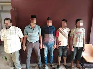 ضبط 5 عاطلين من فارضي الإتاوات على قائدي السيارات بالمحلة
