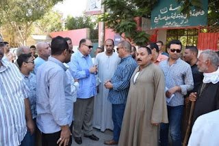 بالصور.. محافظ الفيوم يتفقد أعمال النظافة بقرية بني صالح
