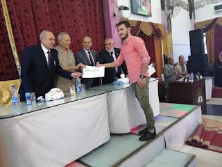 بالصور.. تكريم أوائل الثانوية العامة والجامعات من أبناء المعلمين بالفيوم