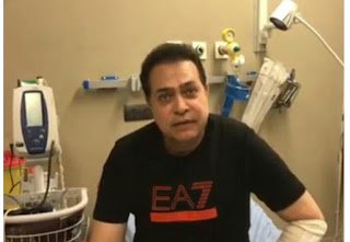 أول تعليق لحكيم من داخل المستشفى بعد الحادث