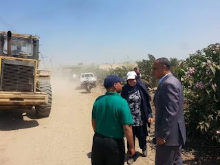 حملة لإزالة التعديات على أراضي أملاك الدولة بطوخ وقها