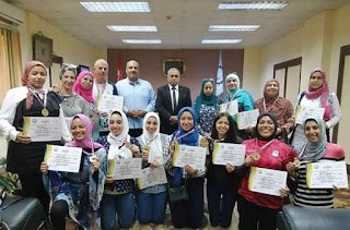 بالصور.. وكيل الرياضة بالغربية يكرم أعضاء المشروع القومي للمرأة