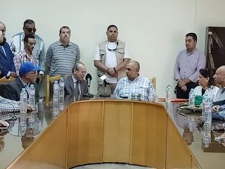 أبوستيت يبحث مع محافظ كفر الشيخ سبل التنمية الزراعية